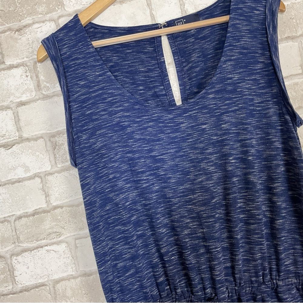 GAP Comet Blue Sleeveless Jumpsuit Size M - Picture 10 of 16